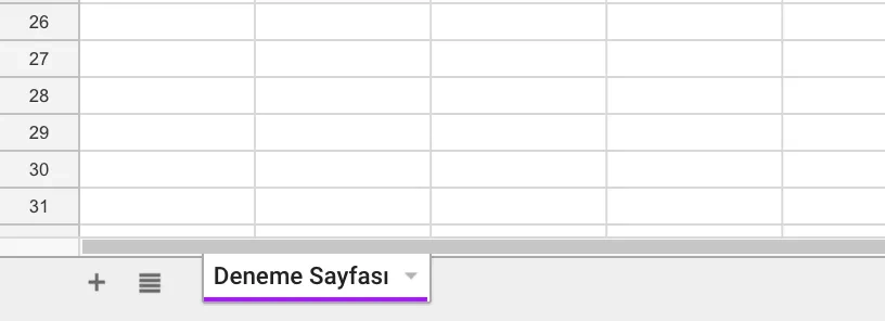 rename a sheet